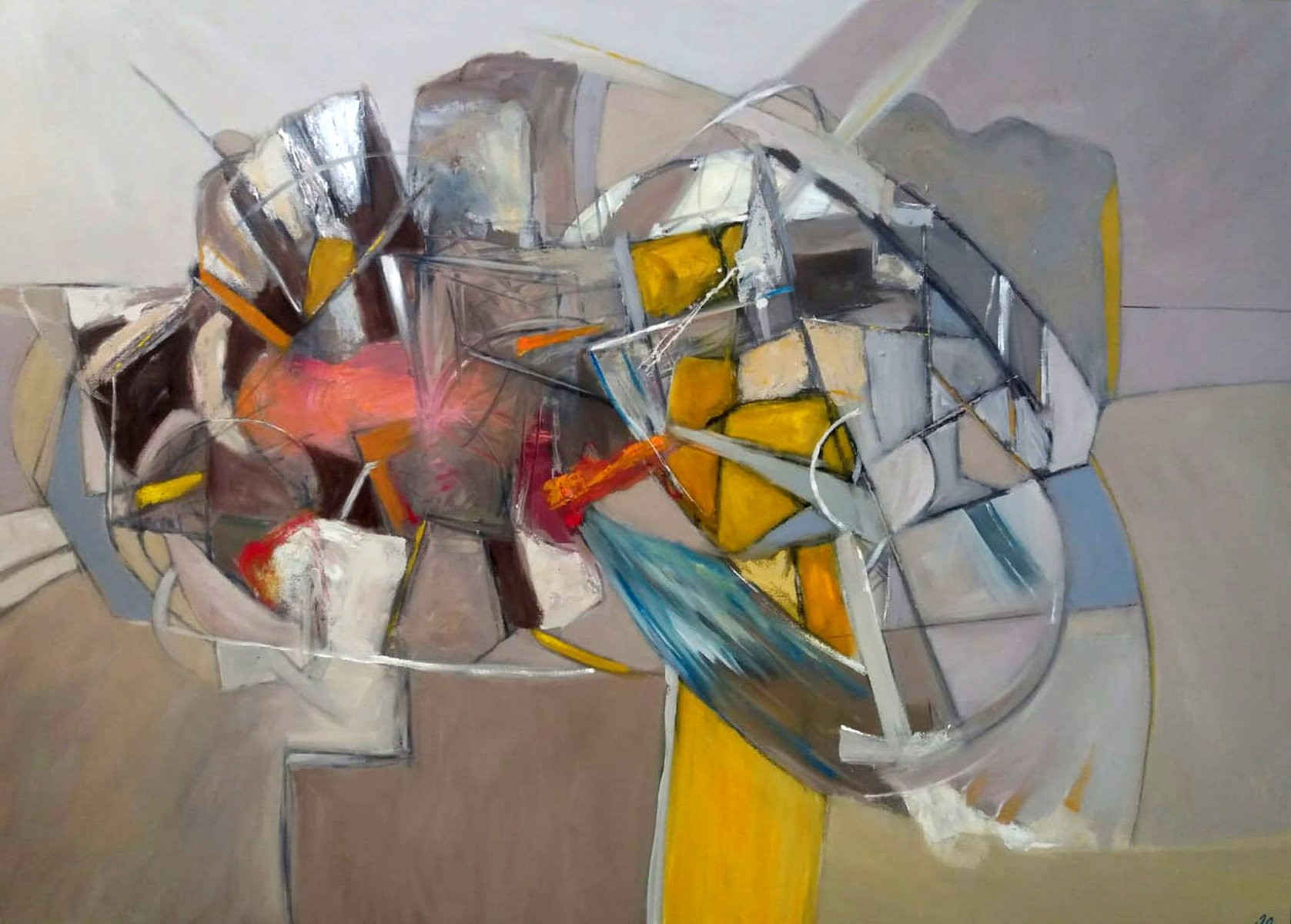 Omar Gatica Óleo sobre tela_2021 Sin título 120x170 Omar Gatica 2021