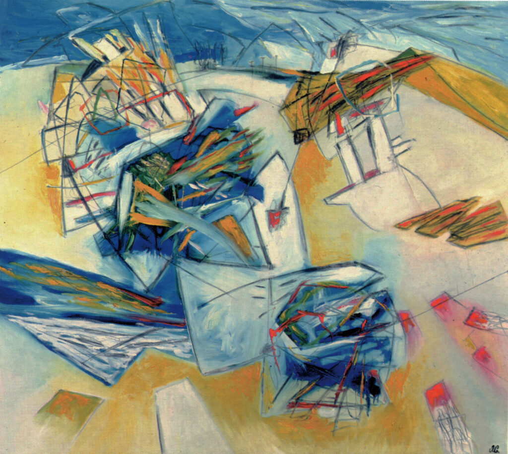 Omar-Gatica-El-Rio-de-la-Vida-Oleo-sobre-tela-110-x-120-cm-1996