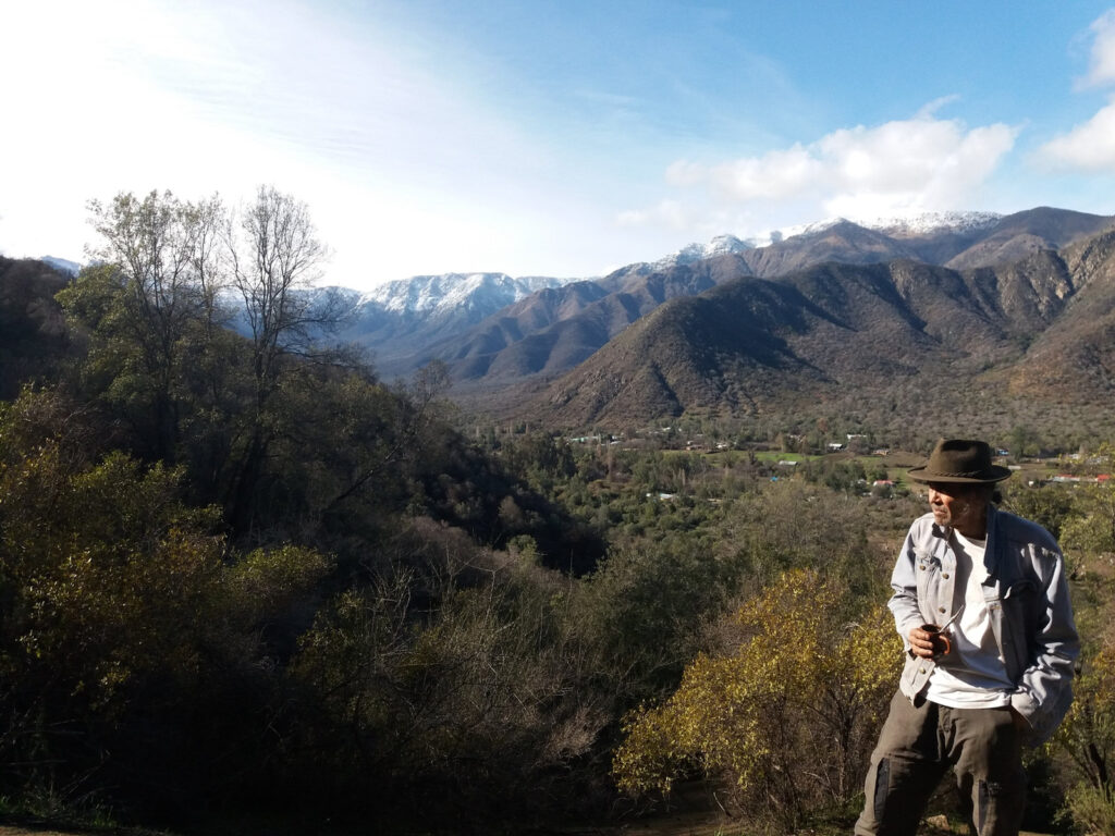 Omar Gatica en Rao Caya año 2020. Foto de Yto Aranda