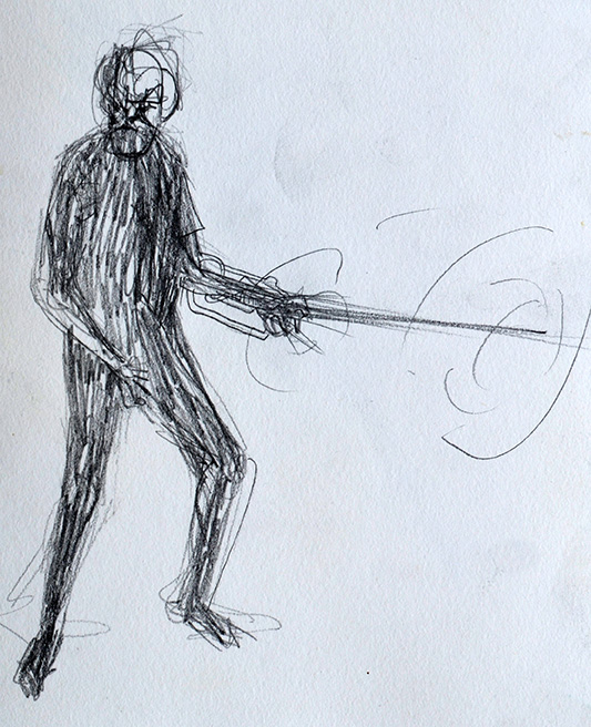 Dibujo croquera Omar Gatica Dibujo croquera Omar Gatica