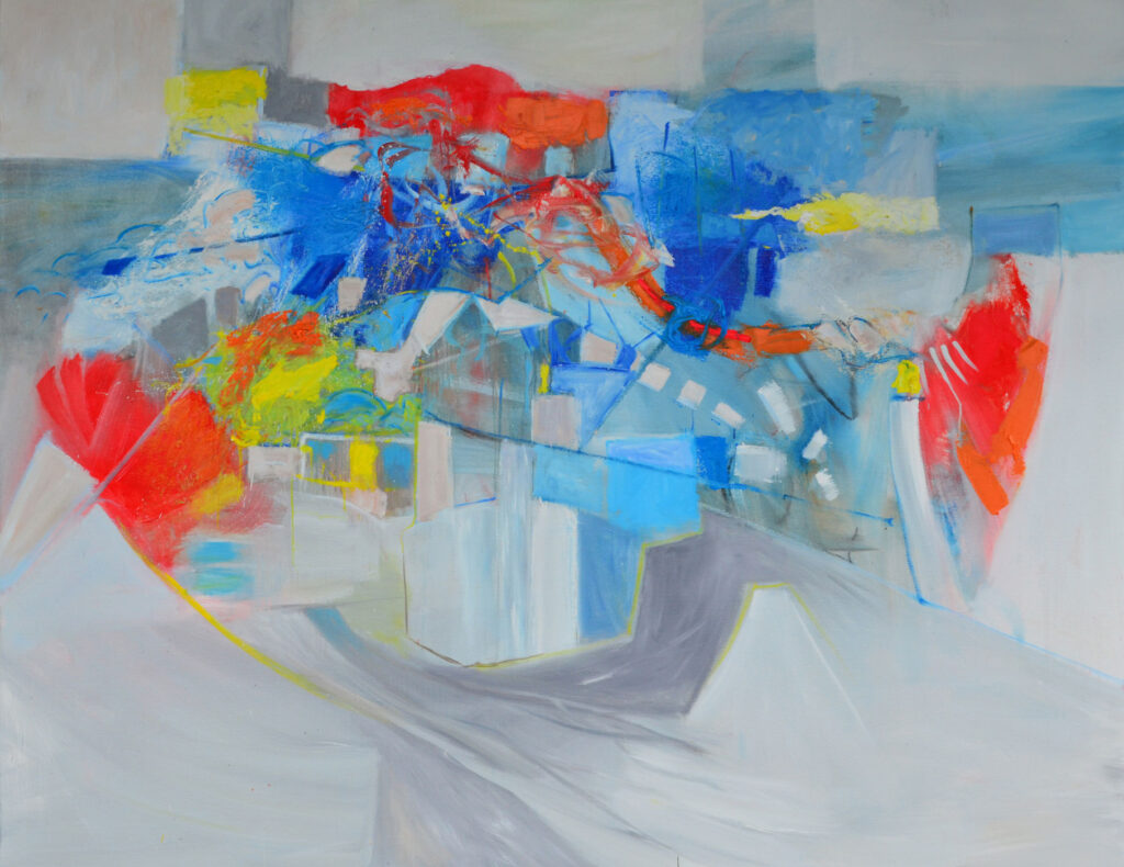 Precioso Valle, óleo sobre tela, 160 cm. x 200 cm. Omar Gatica Rivera - 2017