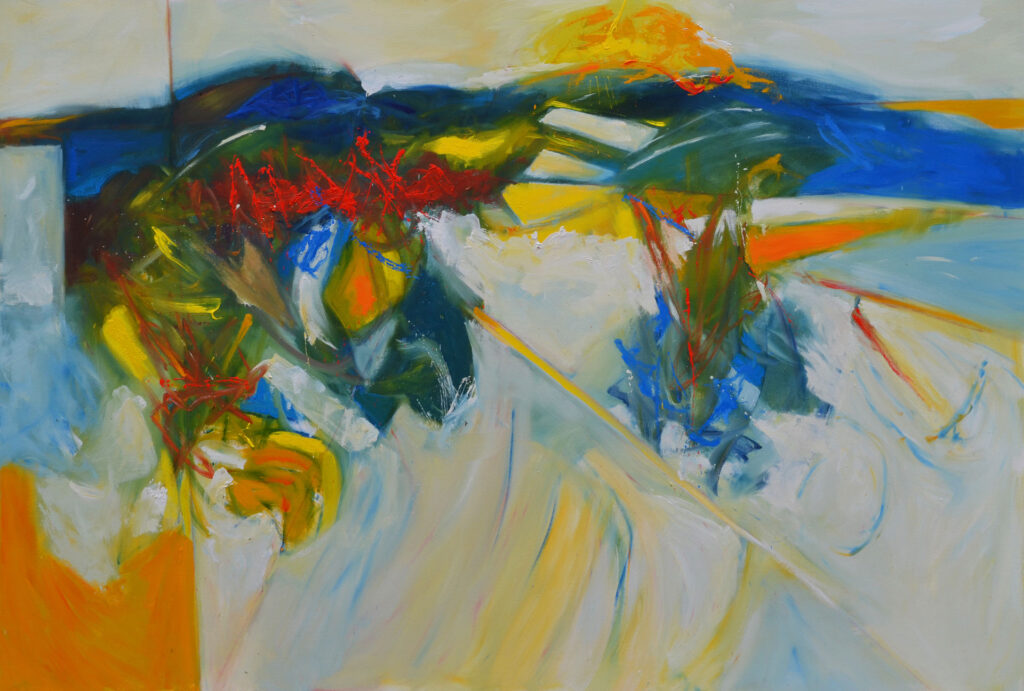 Último refugio de la sombra, óleo sobre tela, 150 cm. x 220 cm. Omar Gatica Rivera - 2017