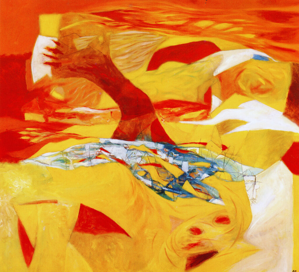 OG-OBRA-PINT-1998 - Omar Gatica - Árbol Necesario, 1998. Óleo sobre tela, 110 x 120 cm.