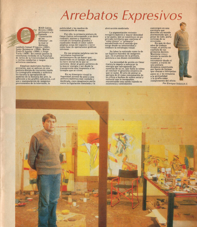 ARREBATOS EXPRESIVOS. El Mercurio 1994