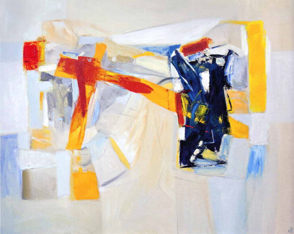 OG-OBRA-PINT-2006 - Omar Gatica - Primera Meditación, 2006. Óleo sobre tela, 120 x 150 cm.