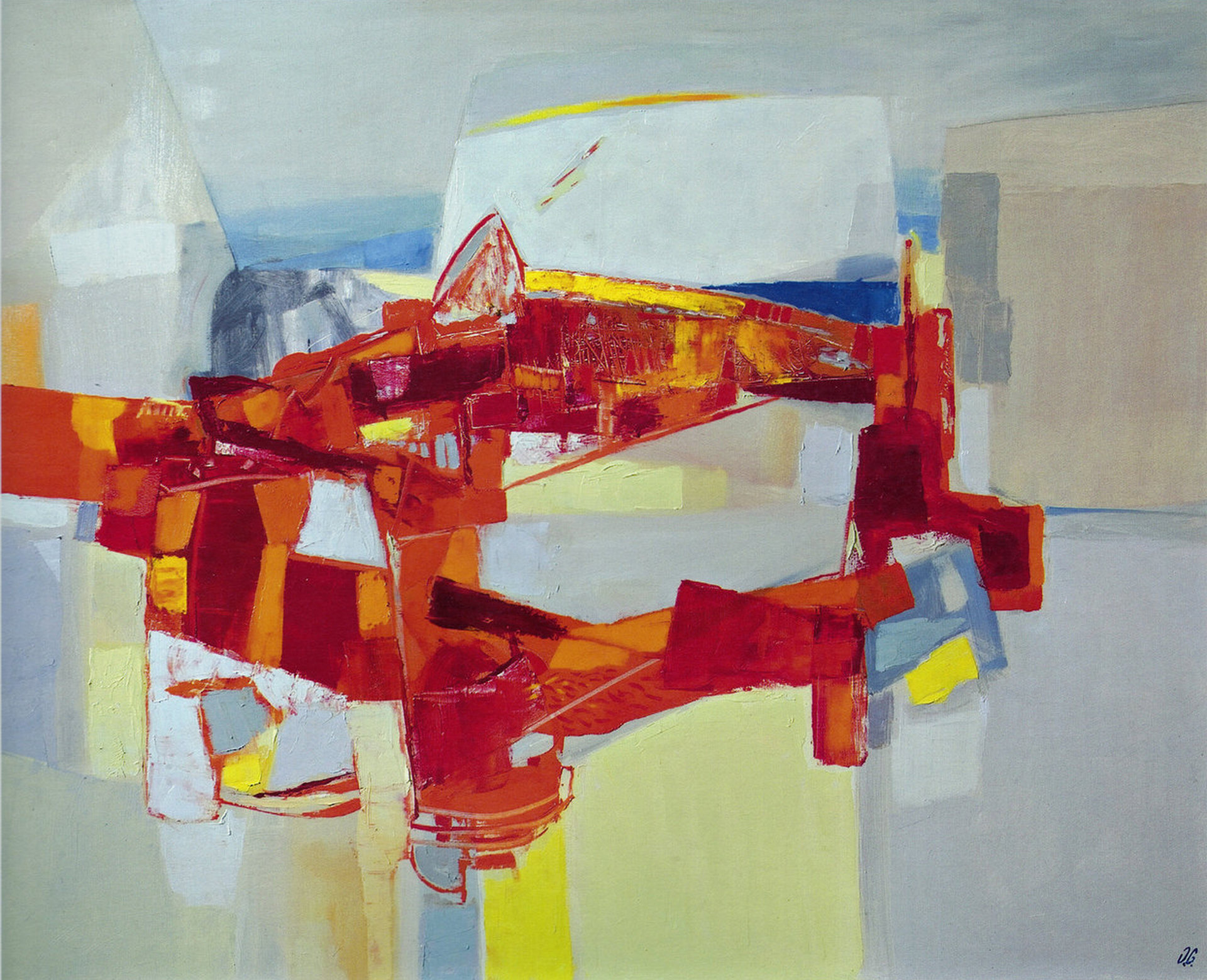 OG-OBRA-PINT-2007. Castillo Fugaz, óleo sobre tela, 130 x 160 cm, 2007 OG-OBRA-PINT-2007. Castillo Fugaz, óleo sobre tela, 130 x 160 cm, 2007